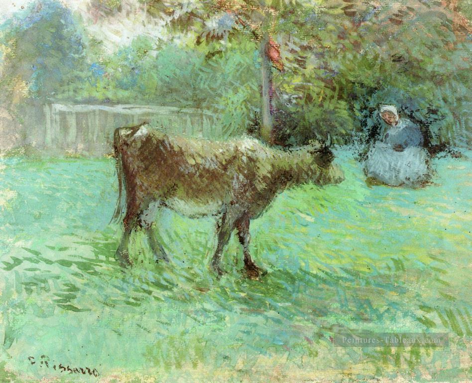 le vacher Camille Pissarro Peintures à l'huile